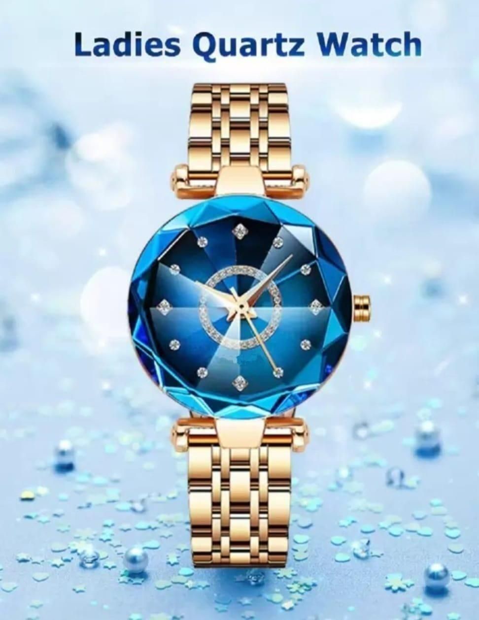 QUATRZ Women Diamond Shape Watch